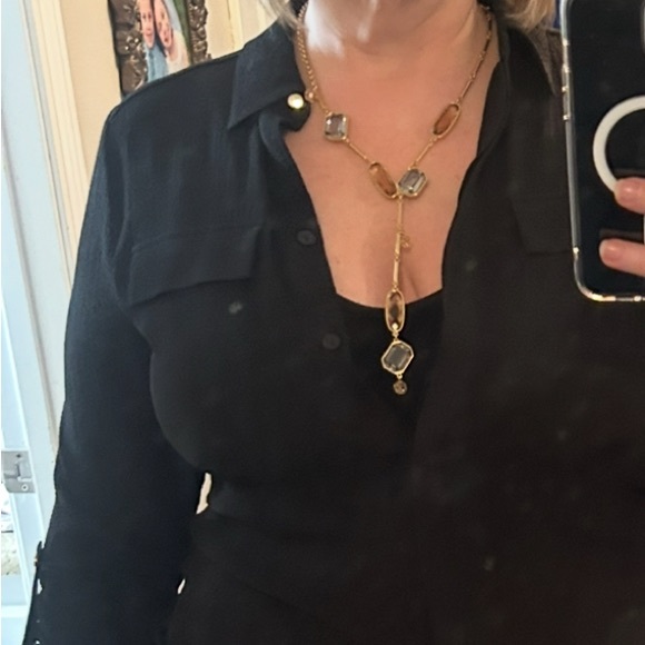 Authentic Swarovski Brand Lavalier Y Necklace - Picture 2 of 2